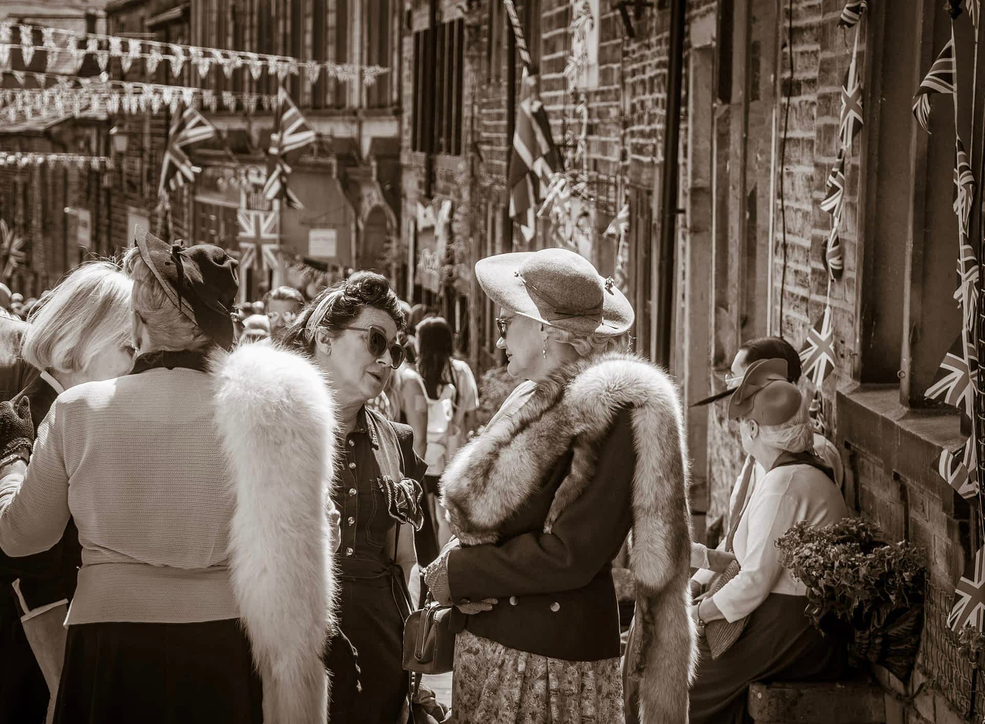 Attendees at 1940s Weekend