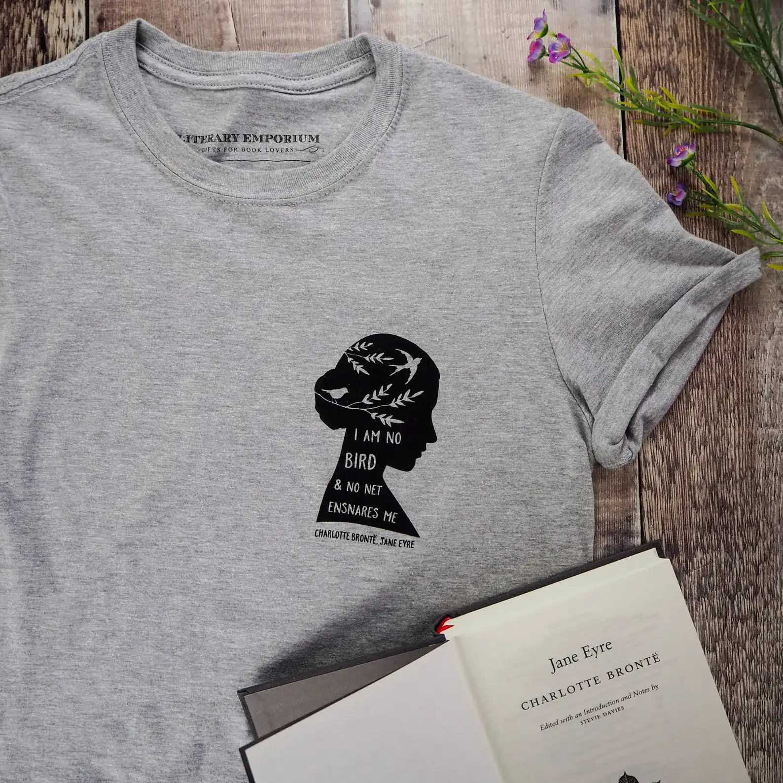 Emily Bronte Grey Shirt