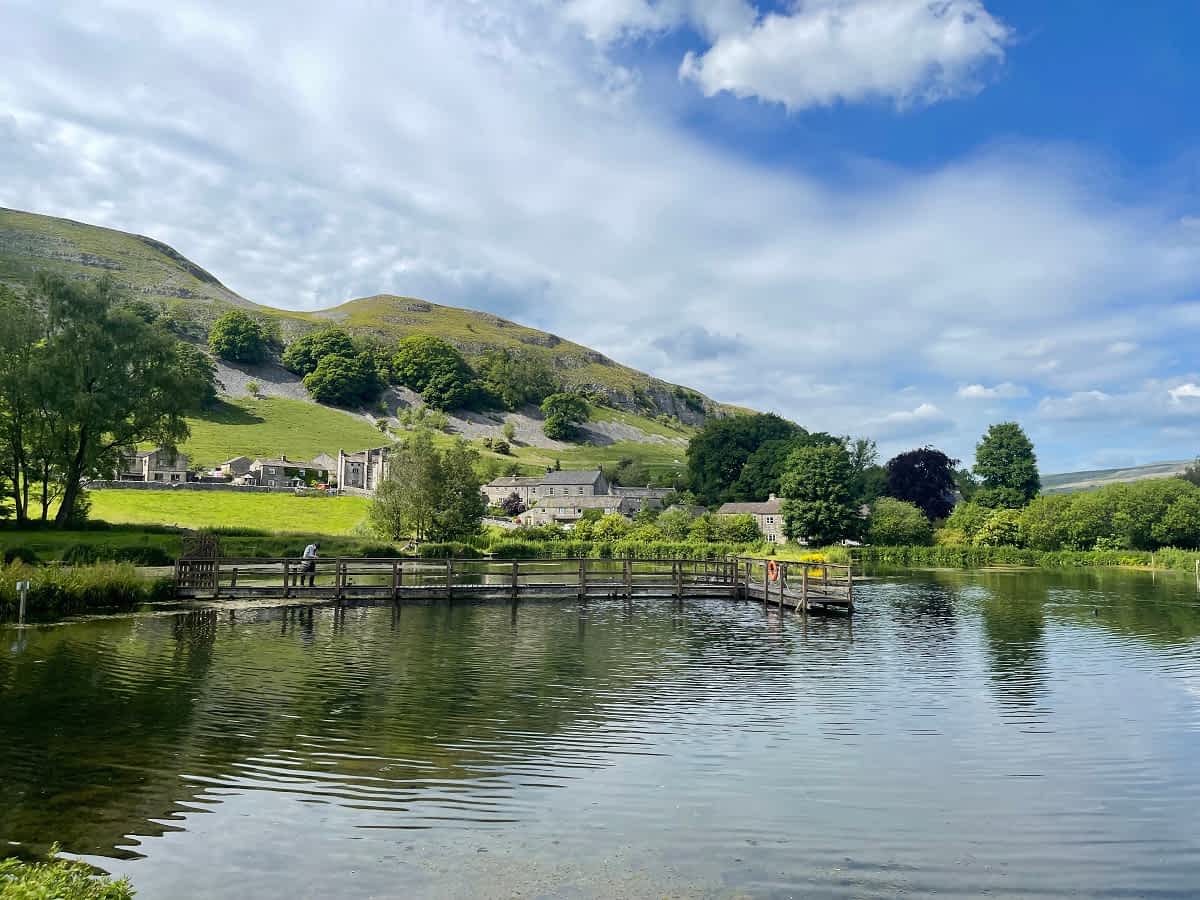 Kilnsey Park pond